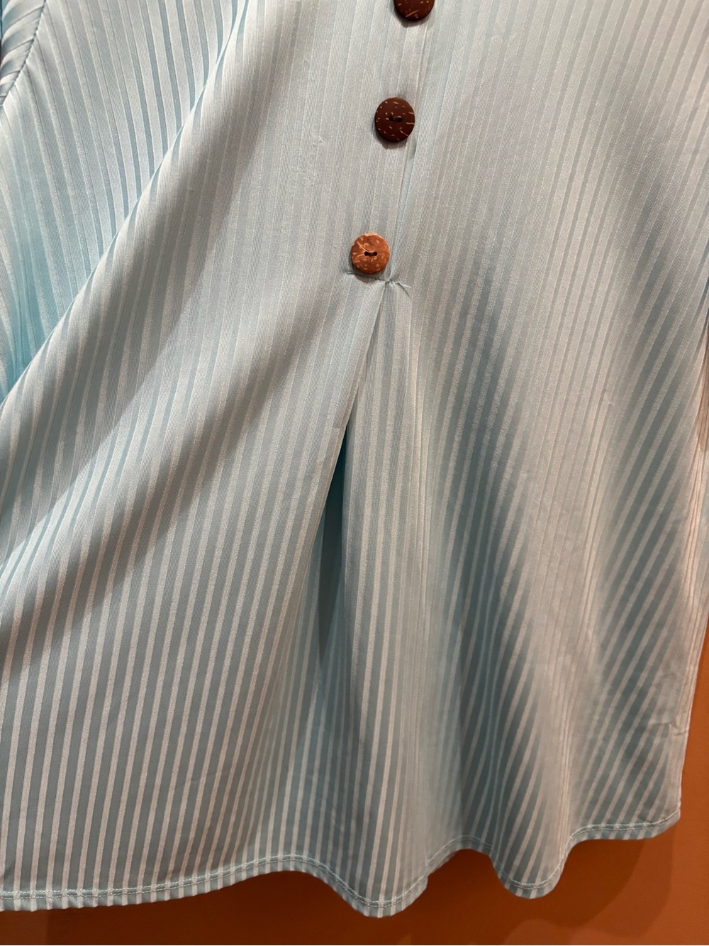 Star Vixen ribbed knit faux button front lightweight blouse Size 2X - Picture 5 of 7